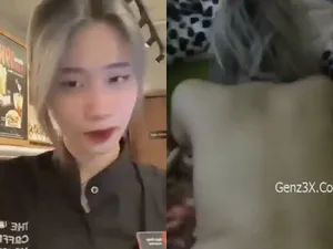 Không thể cưỡng… Lộ Clip em nv coffee house bị người yêu đụ tả tơi P2